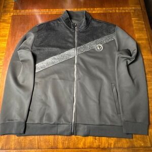 Stacy Adams Full Zip Track Jacket Black 3XL